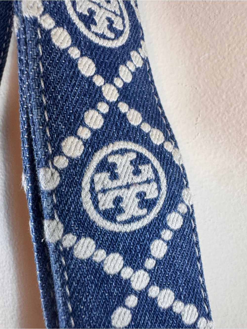 Tory Burch Miller Denim Mini Crossbody Bag with Dust Bag - Picture 7 of 16